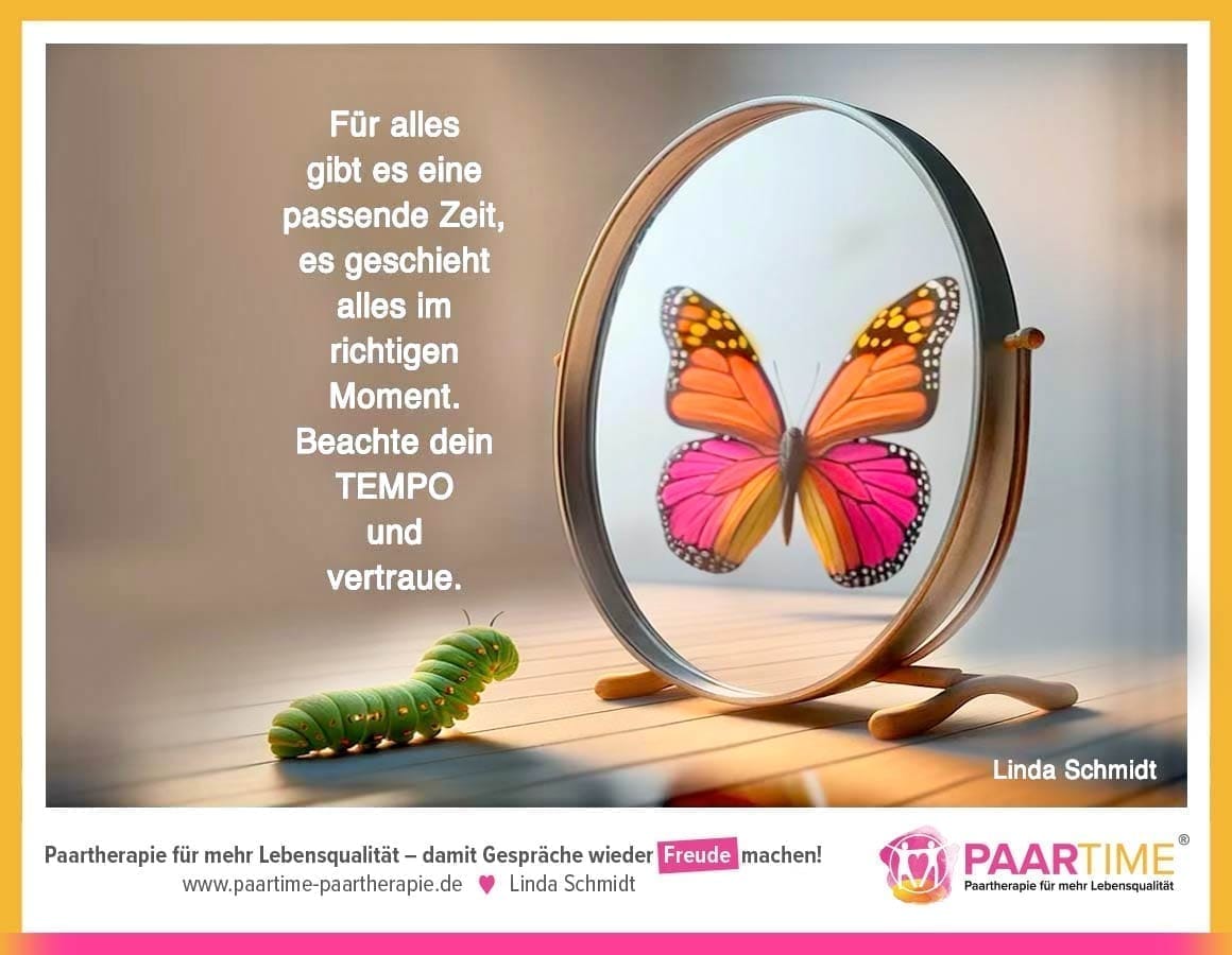 Raupe und Schmetterling als Symbol für Wandel und Entwicklung