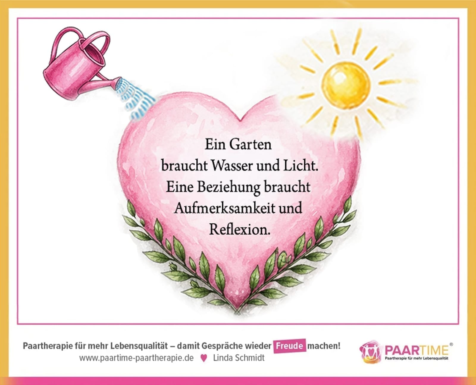 Aufmerksamkeit für die Beziehung